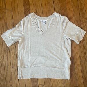 Athleta short sleeve sweatshirt women’s size Large